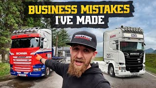 Mistakes I’ve Made In Trucking Business [upl. by Anoirb]