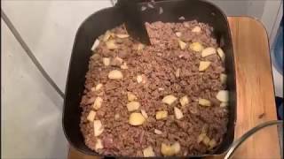 Picadillo con Papas En Sarten Eléctrico [upl. by Odeen]