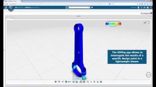 Connecting Rod SIMULIA 3DEXPERIENCE [upl. by Linnie]