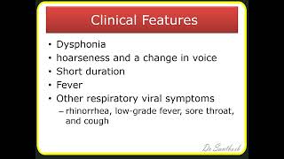 Acute Laryngitis Most common cause of hoarseness in the world [upl. by Sergias62]