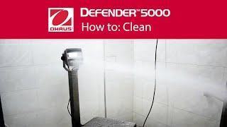 How to Clean  OHAUS Defender 5000 Bench Scales [upl. by Mckale608]