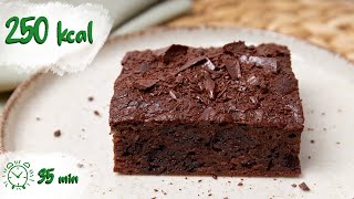 BANANENBrownie OHNE ZUCKER OHNE MEHL OHNE BUTTER Einfaches Rezept [upl. by Lahcsap430]