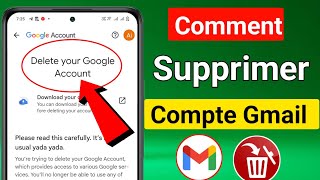 Comment supprimer un compte Gmail  Comment supprimer un compte Google [upl. by Hernando]