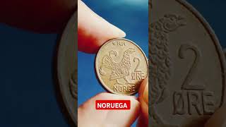 NORUEGA 2 Øre 1959 canalmonedas monedas noruega coin [upl. by Kwang]