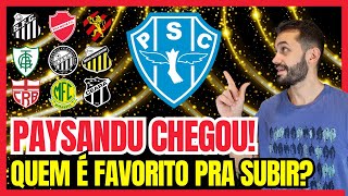 PAYSANDU CHEGOU NA BRIGA PELO G4 DA SÉRIE B QUEM É FAVORITO PRA SUBIR [upl. by Aihcila]