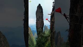 AMAZING ADVENTUROUS MOUNTAIN PARK  MANGSHAN WUZHIFENG AREA travel aerial mountains [upl. by Artened470]