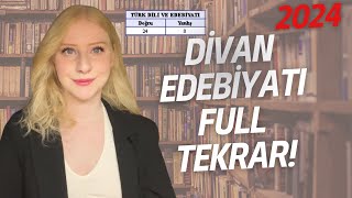 DİVAN EDEBİYATI FULL TEKRAR❗️AYT EDEBİYATI FULLE yks ayt aytedebiyat [upl. by Sitof649]