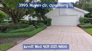 3995 Haynes Cir Casselberry FL Real Estate for sale Jarrett West 4072274800 [upl. by Iborian]