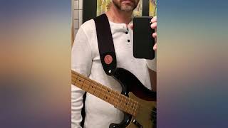 Levys Leathers MSSC4BLK Cotton Bass Guitar Strap Black review [upl. by Tatum]