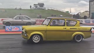 HPE Ford Anglia 105e vs HPE Mk2 Escort [upl. by Grover]