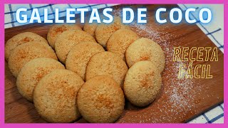 GALLETAS DE COCO 🥥 DELICIOSAS 😁  RECETAS VENEZOLANAS [upl. by Aitram]