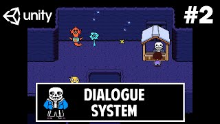 Undertale DIALOGUE in Unity Episode 2 [upl. by Mikal]