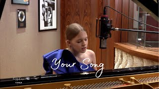 Your Song  Elton John Piano Cover by Emily Linge [upl. by Fara]