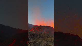 A closer look at the volcanic eruption shorts volcano eruption [upl. by Jacquet]