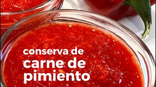 CONSERVA de carne de PIMIENTO [upl. by Iduj726]