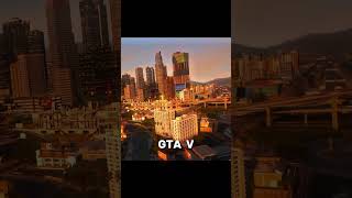 gta v vs gta vi viralvideo trending subscribe videoshorts [upl. by Menken183]