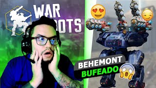 ¡IMPARABLE el BEHEMONT BUFEADO Update 79 War Robots Gameplay WR [upl. by Drewett43]