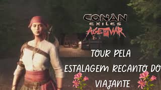 TOUR PELA ESTALAGEM quotO RECANTO DO VIAJANTEquot [upl. by Neened]