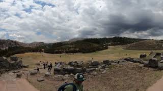 sacsayhuaman saksaywaman  at an altitude of 3701 meters built in 15th century by Incas  360video [upl. by Nitsej]