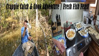 Crappie Catch amp Cook Adventure  Fresh Fish Feast [upl. by Warfold]