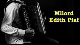 Accordion Cover  Milord  Edith Piaf  akordeon [upl. by Anaugahs126]