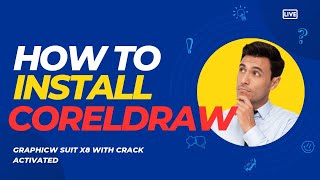 How to install CorelDraw Graphics Suit X8 with crack activated coreldraw coreldrawtutorial [upl. by Peppi]