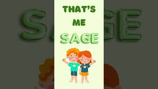 Spell Sage’s Name Spelling with Music Personalized Learning Song for Toddlers amp Kids 🌟 [upl. by Sharona]