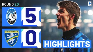 ATALANTAFROSINONE 50  HIGHLIGHTS  La Dea dominate goalfest in Bergamo  Serie A 202324 [upl. by Saixela]