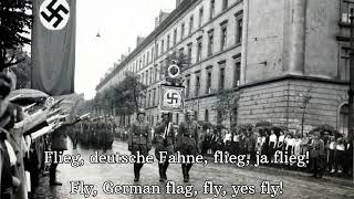 Flieg Deutsche Fahne Flieg German  English Lyrics [upl. by Wilhelm707]