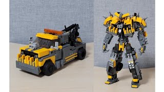 Lego Transformer Battletrap [upl. by Atinnek530]