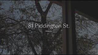 81 Piddington St Watson [upl. by Kilian]