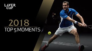 Laver Cup Top 5 moments  Laver Cup 2018 [upl. by Byron]