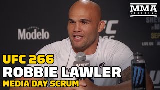 Robbie Lawler Reacts To Nick Diaz Asking For Middleweight Fight  UFC 266  MMA Fighting [upl. by Attenra318]