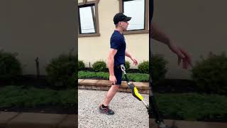 Hemipelvectomy Amputee Running with Prosthetic Leg  Kristofer [upl. by Torrin]