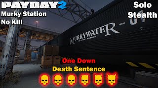 Payday 2  Murky Station  No Kill  DSOD  SOLO  STEALTH [upl. by Lamoureux301]