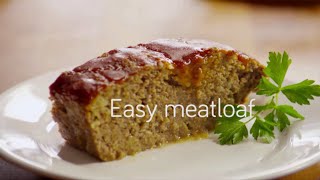 Easy meatloaf  Video recipe [upl. by Eicyal116]