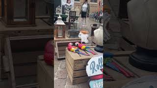 Antique market in Belgium [upl. by Aekim859]