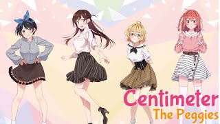 Lyrics AMV  Centimeter  the peggies Kanojo Okarishimatsu Opening Season 1 Full [upl. by Hoeve]