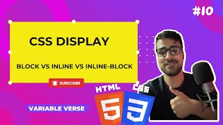 Css Display Property Block vs Inline vs InlineBlock Difference between span and div [upl. by Meibers]