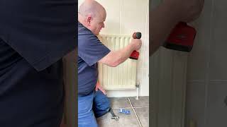 How To Repair a radiator central heating not getting warm how to bleed a radiator when snapped [upl. by Learsi]