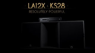 LAcoustics KS28 subwoofer and LA12X amplified controller [upl. by Marcella415]