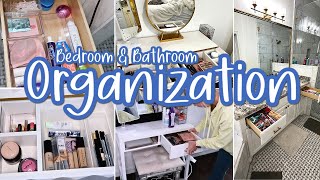 HOME ORGANIZATION IDEAS 2024  MAJOR BATHROOM ORGANIZATION  BEDROOM AND BATHROOM ORGANIZE WITH ME [upl. by Nigrom]