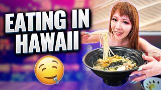 Honolulu Hawaii BEST FOOD to EAT 😋 [upl. by Hindu]