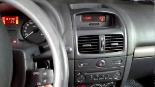 Insert radio code on Renault Clio 2 2004 [upl. by Ylehsa]