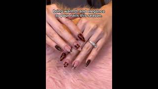 gelnailsnevada tortoiseshell autumnnails [upl. by Nurav]