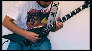 Megadeth  Angry Again Guitar Cover With Solo  One Take [upl. by Clapper]