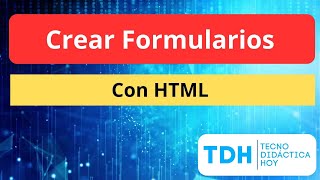 Crear Formularios con HTML5 [upl. by Lyontine]