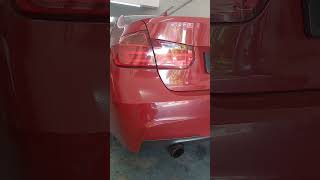 BMW F30 320i w Straight piped exhaust [upl. by Yerffoej869]