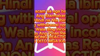 STARMAKER PH SCAM HINDI NA KASI IBINALIK ANG INCOME AT WITHDRAWAL OPTION jocelynstv starmakerapp [upl. by Aneri]