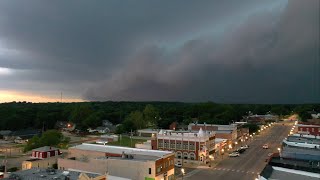 Tornado Producing Supercell in Salina Kansas 51924 [upl. by Parsaye]